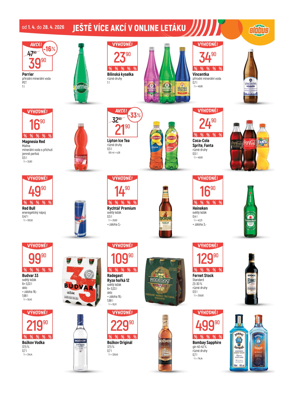 Leták Globus leták Praha - Černý Most - strana 46