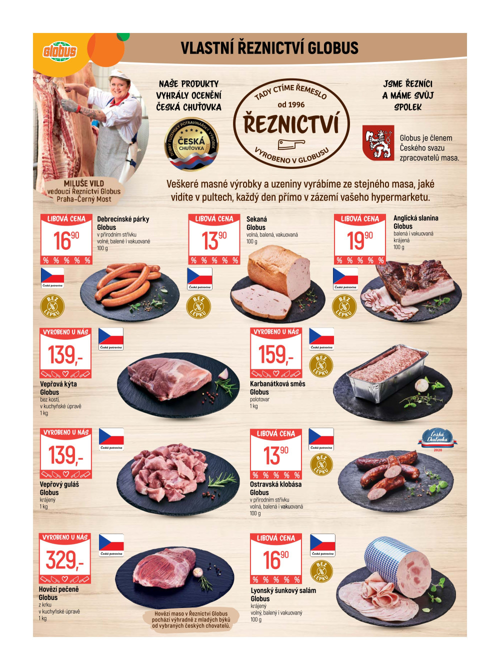 Leták Globus leták Praha - Černý Most - strana 5