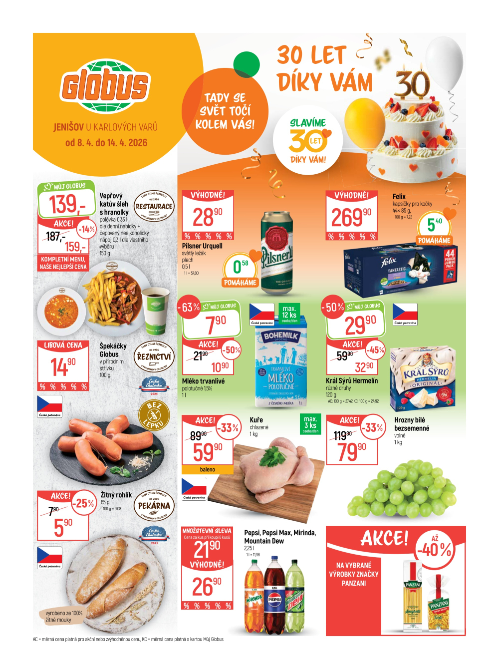 Leták Globus leták Jenišov (Karlovy Vary) - strana 1