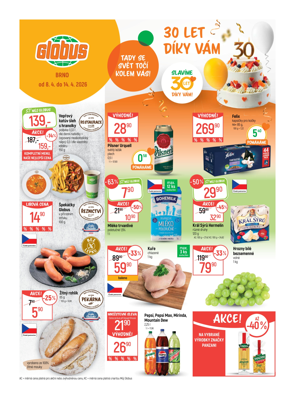 Leták Globus leták Brno - strana 1