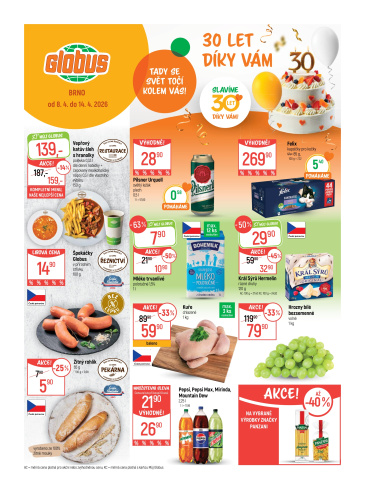 Globus leták Brno