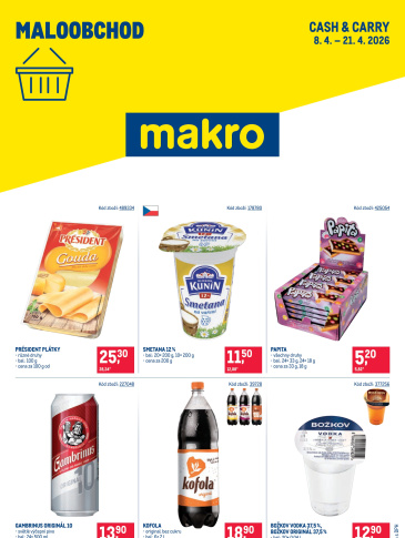 Makro leták - Maloobchod