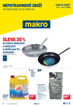Makro leták - Spotřební zboží, úklid, kosmetika