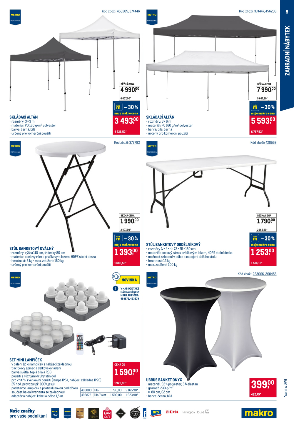 Leták Makro leták - Venkovní vybavení 2 - strana 9
