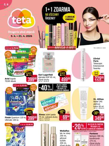 Teta drogerie leták