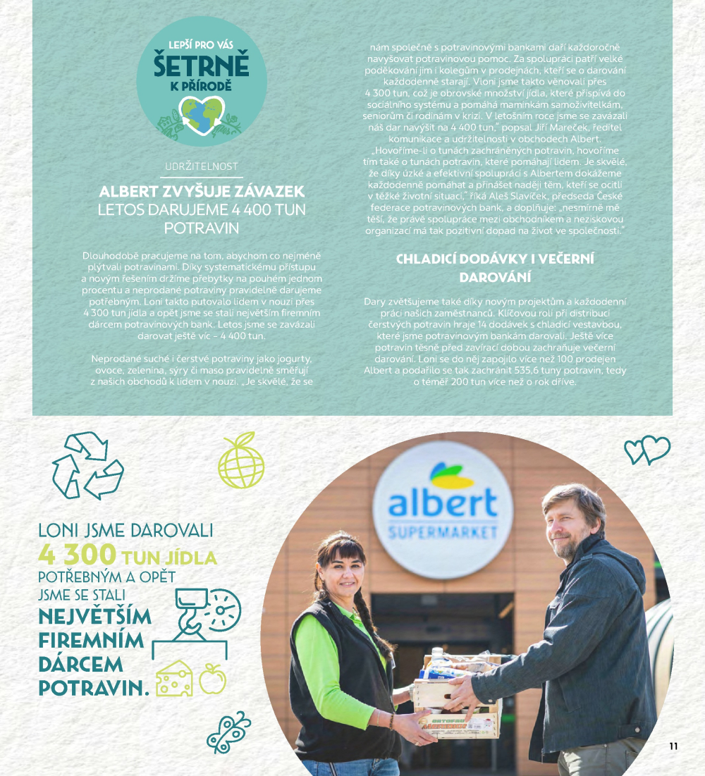 Leták Albert magazín - strana 11
