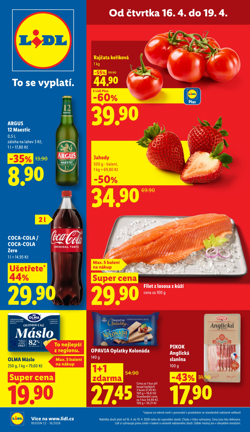 Leták Lidl leták od čtvrtka - strana 1