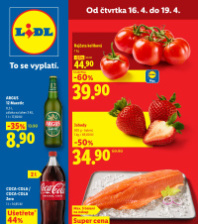 Akční leták Lidl  od čtvrtka