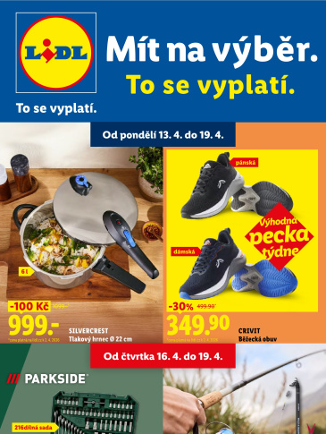 Lidl leták - Nabídka spotřebního zboží