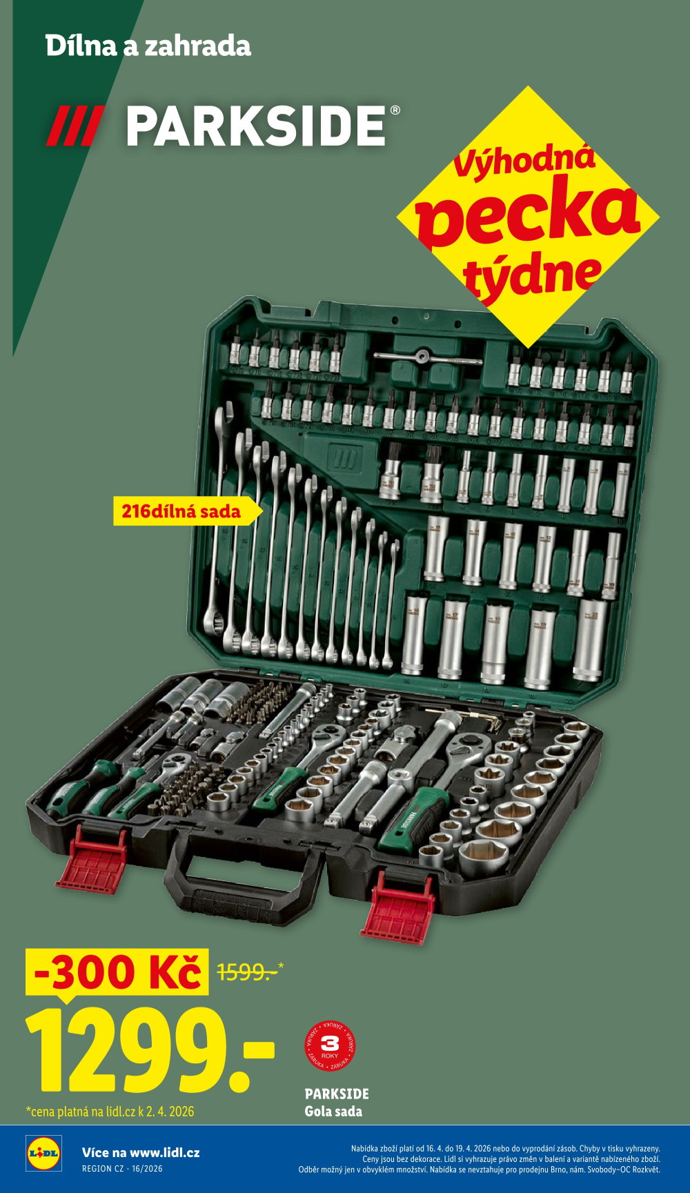 Leták Lidl leták - Nabídka spotřebního zboží - strana 20