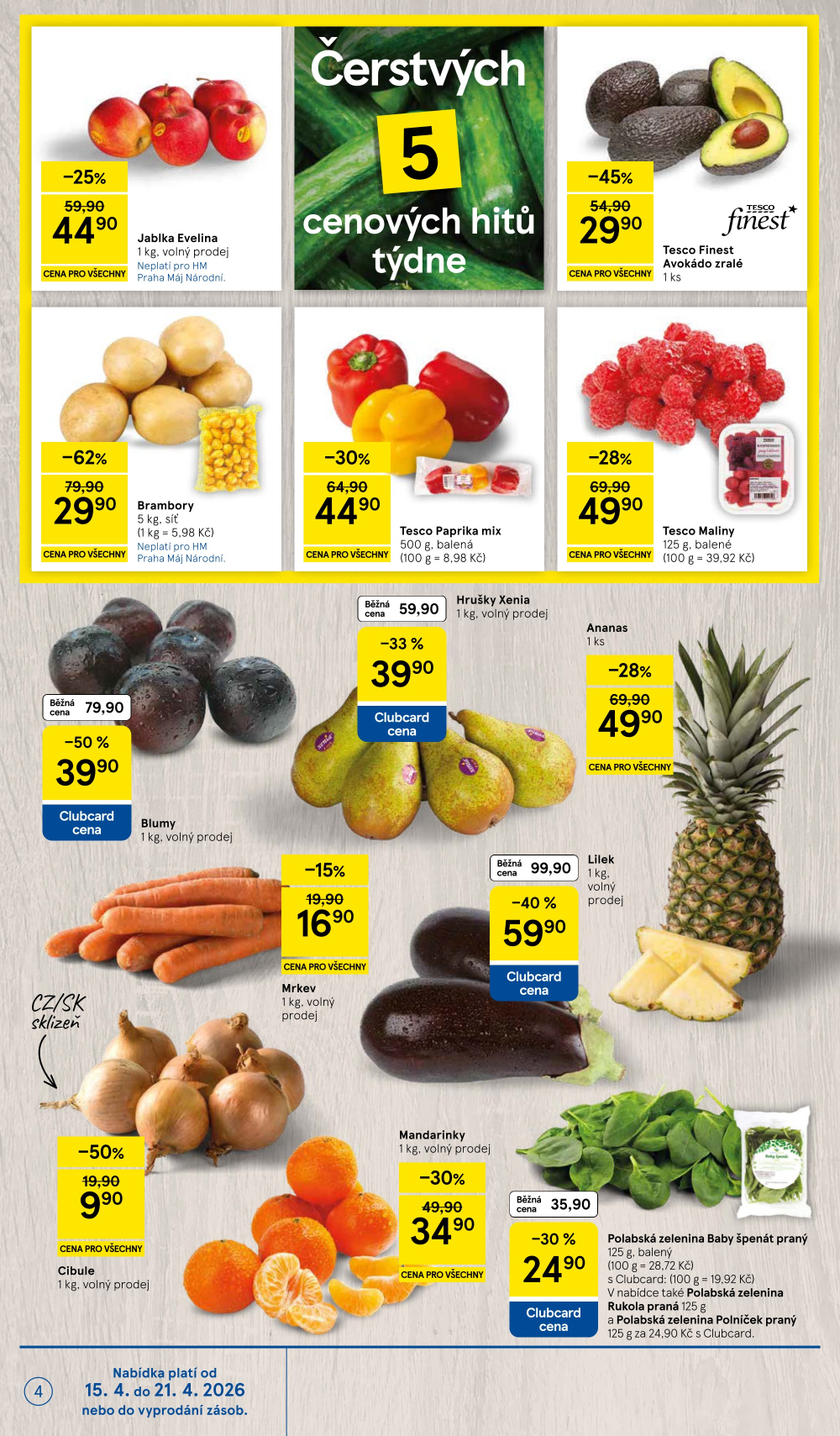 Leták Tesco hypermarket leták - strana 4