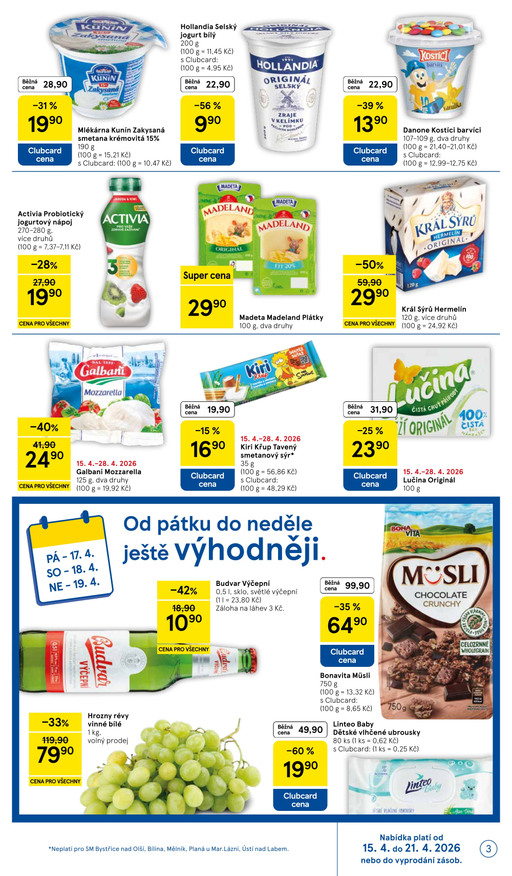 Leták Tesco supermarket leták - strana 3