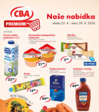 Akční leták CBA Premium 