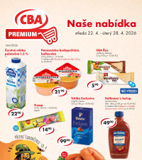 Akční leták CBA Premium 