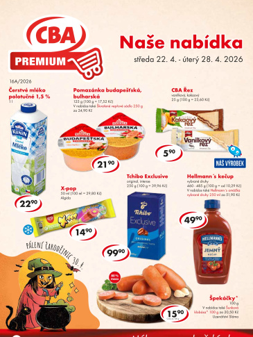 CBA Premium leták