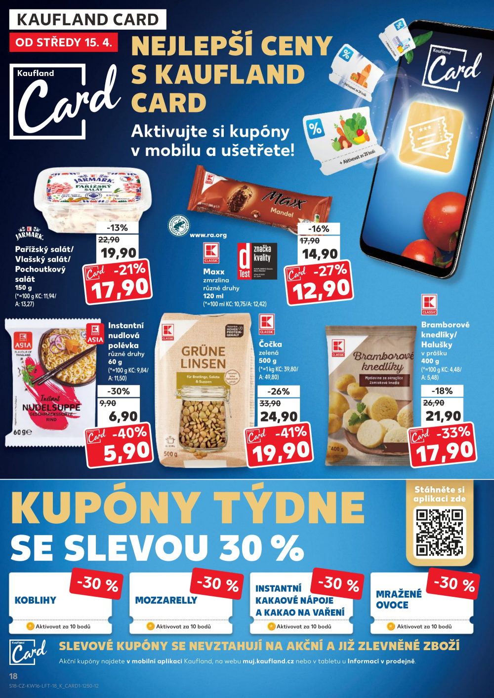 Leták Kaufland leták Třeboň - strana 18
