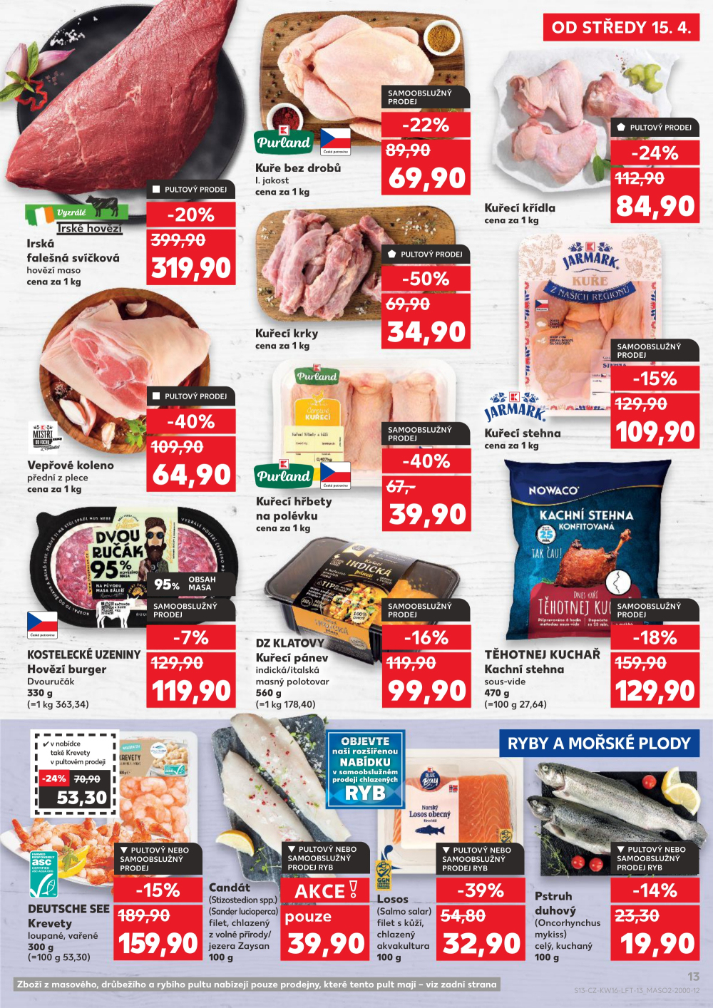 Leták Kaufland leták Ostrava - Mariánské Hory - strana 13