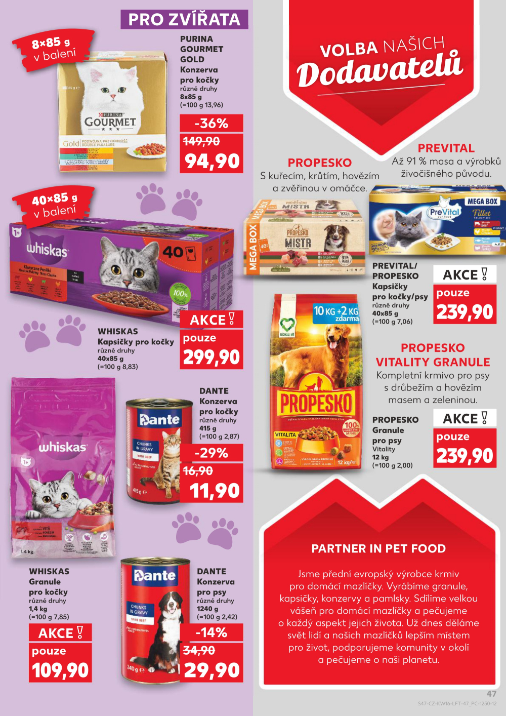 Leták Kaufland leták Ostrava - Mariánské Hory - strana 47