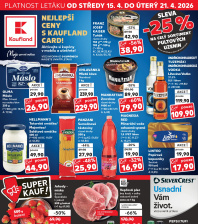 Akční leták Kaufland  Třebíč, Spojovací