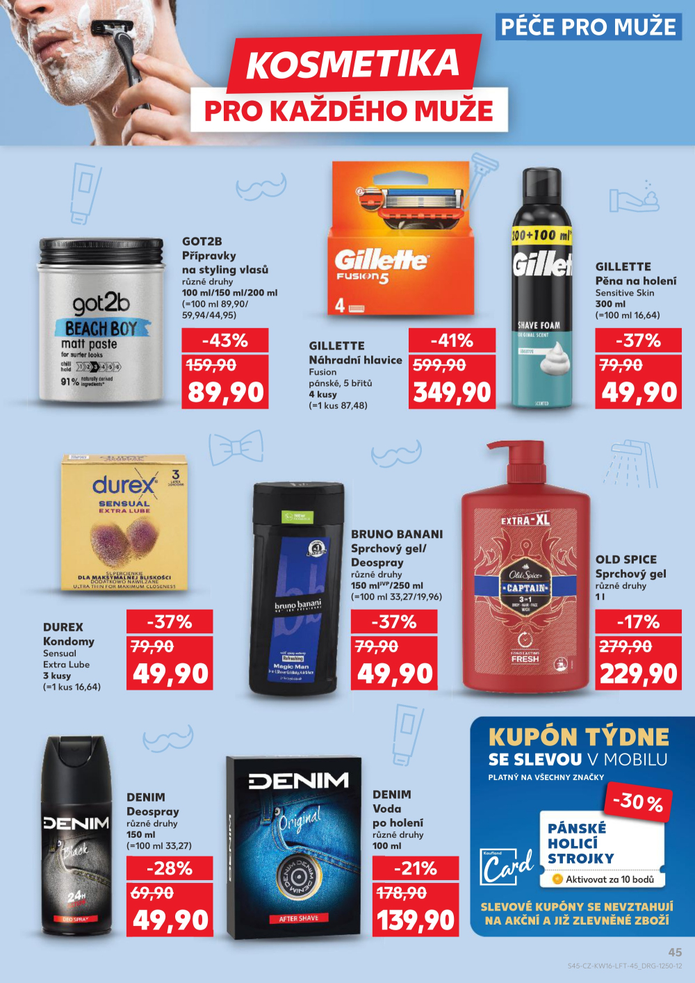 Leták Kaufland leták Praha 6 - Podbaba - strana 45