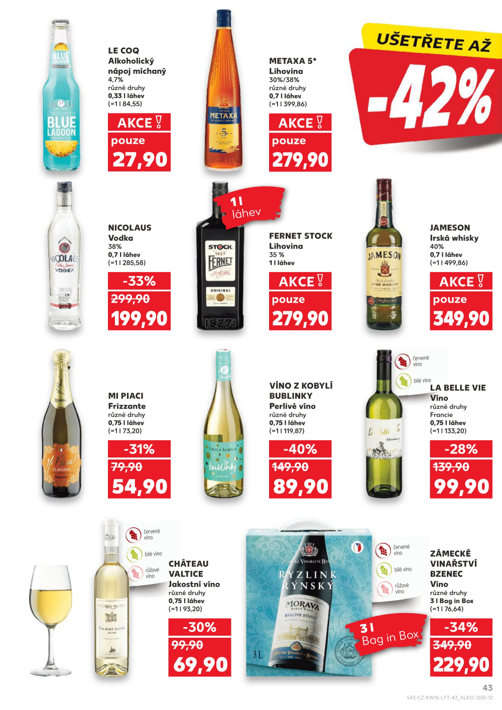 Leták Kaufland leták Humpolec - strana 43