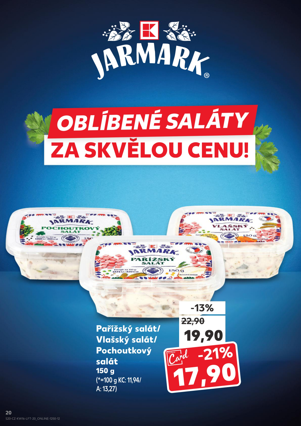 Leták Kaufland leták Praha 4 - Michle - strana 20