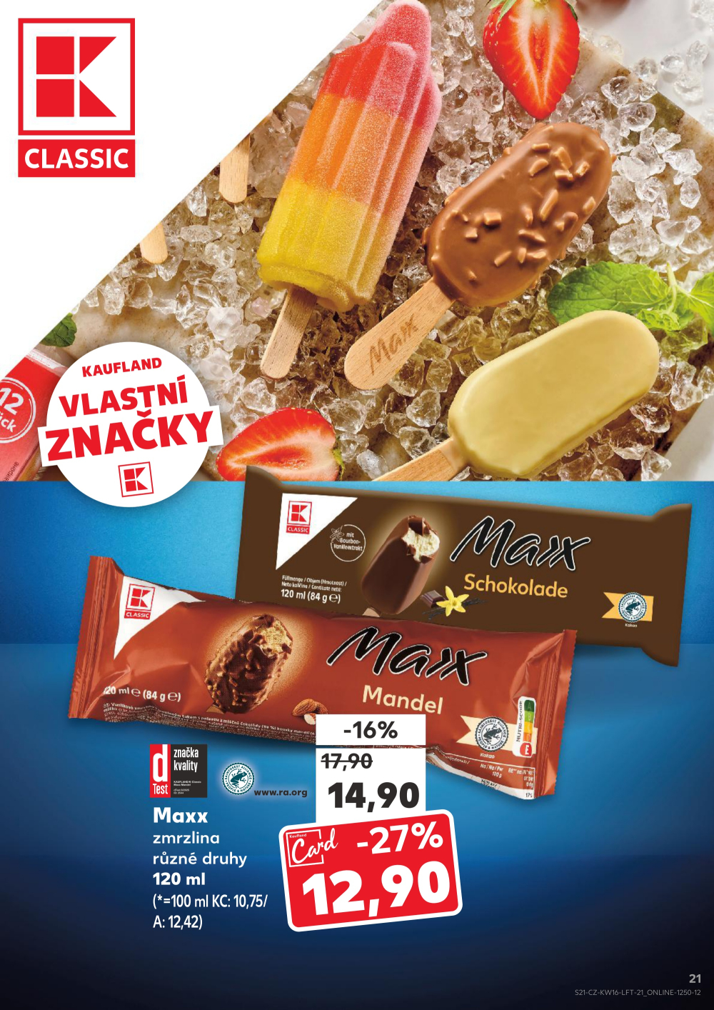 Leták Kaufland leták Praha 4 - Michle - strana 21
