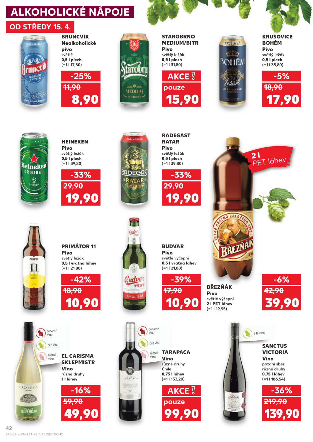 Leták Kaufland leták Praha 4 - Michle - strana 42