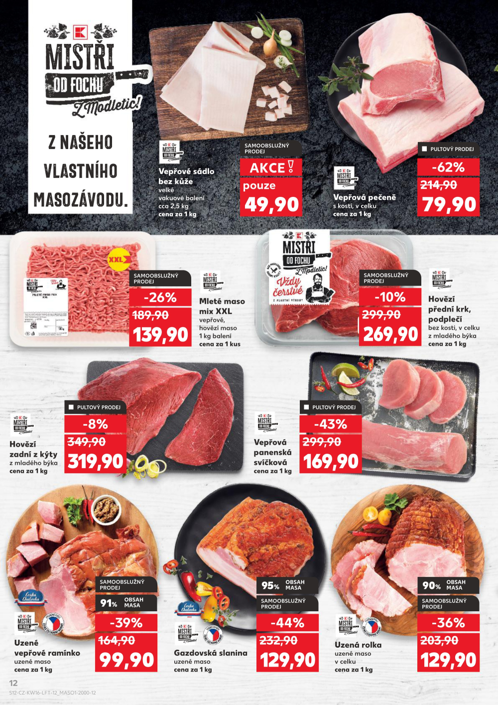 Leták Kaufland leták Hodonín, Konečná - strana 12