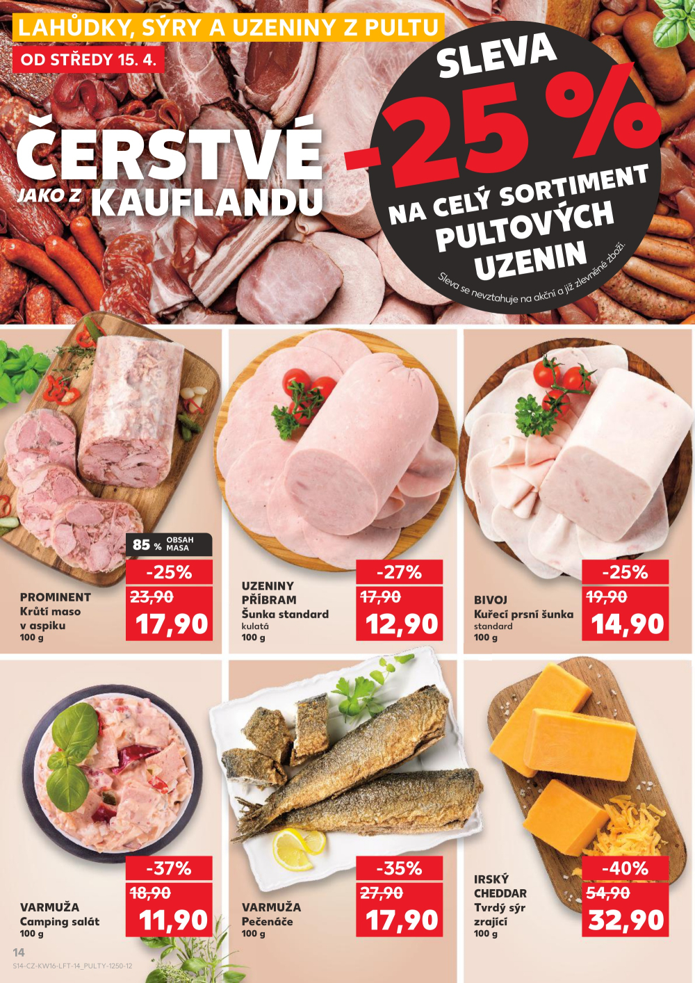 Leták Kaufland leták Hodonín, Konečná - strana 14