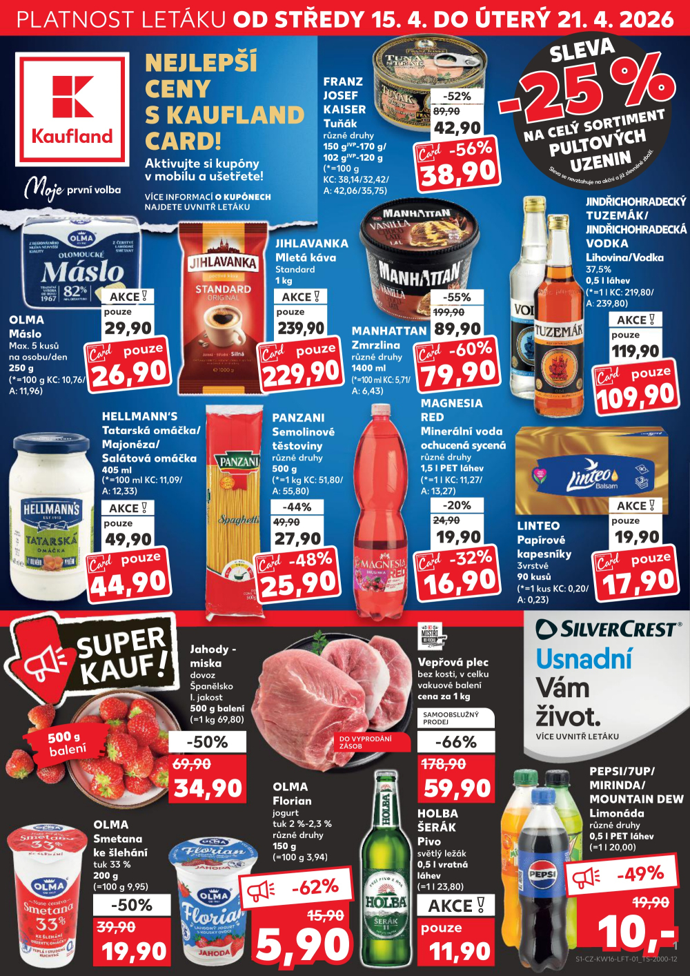 Leták Kaufland leták Hodonín, Konečná - strana 1