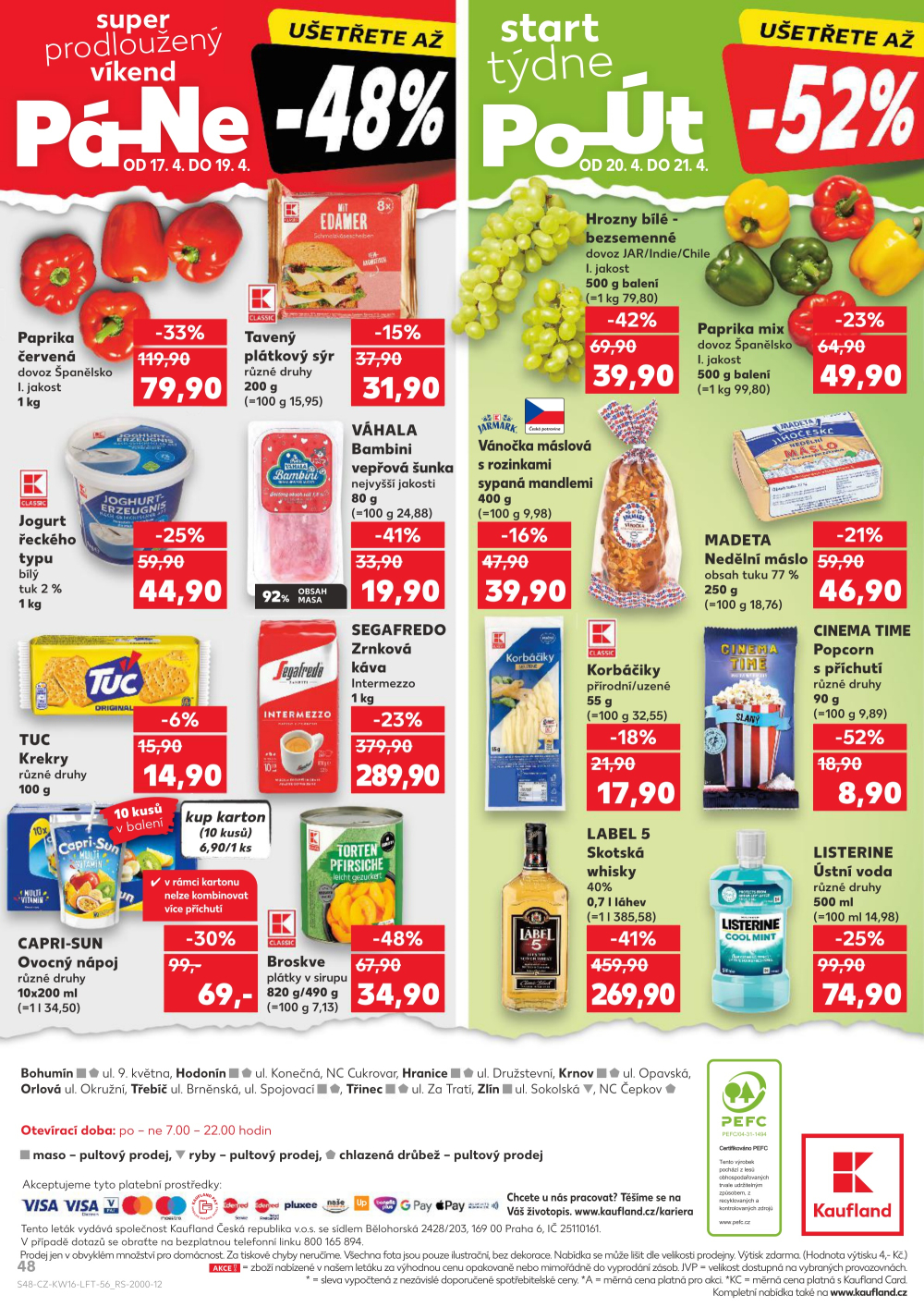 Leták Kaufland leták Hodonín, Konečná - strana 48