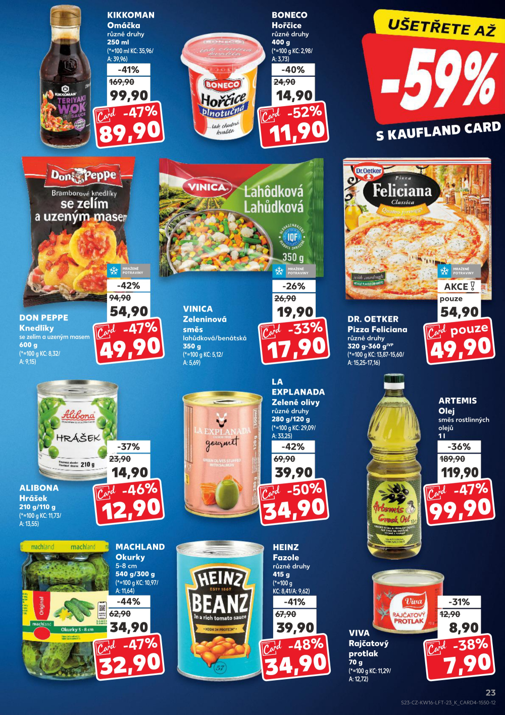 Leták Kaufland leták Jablonec nad Nisou, Jateční - strana 23