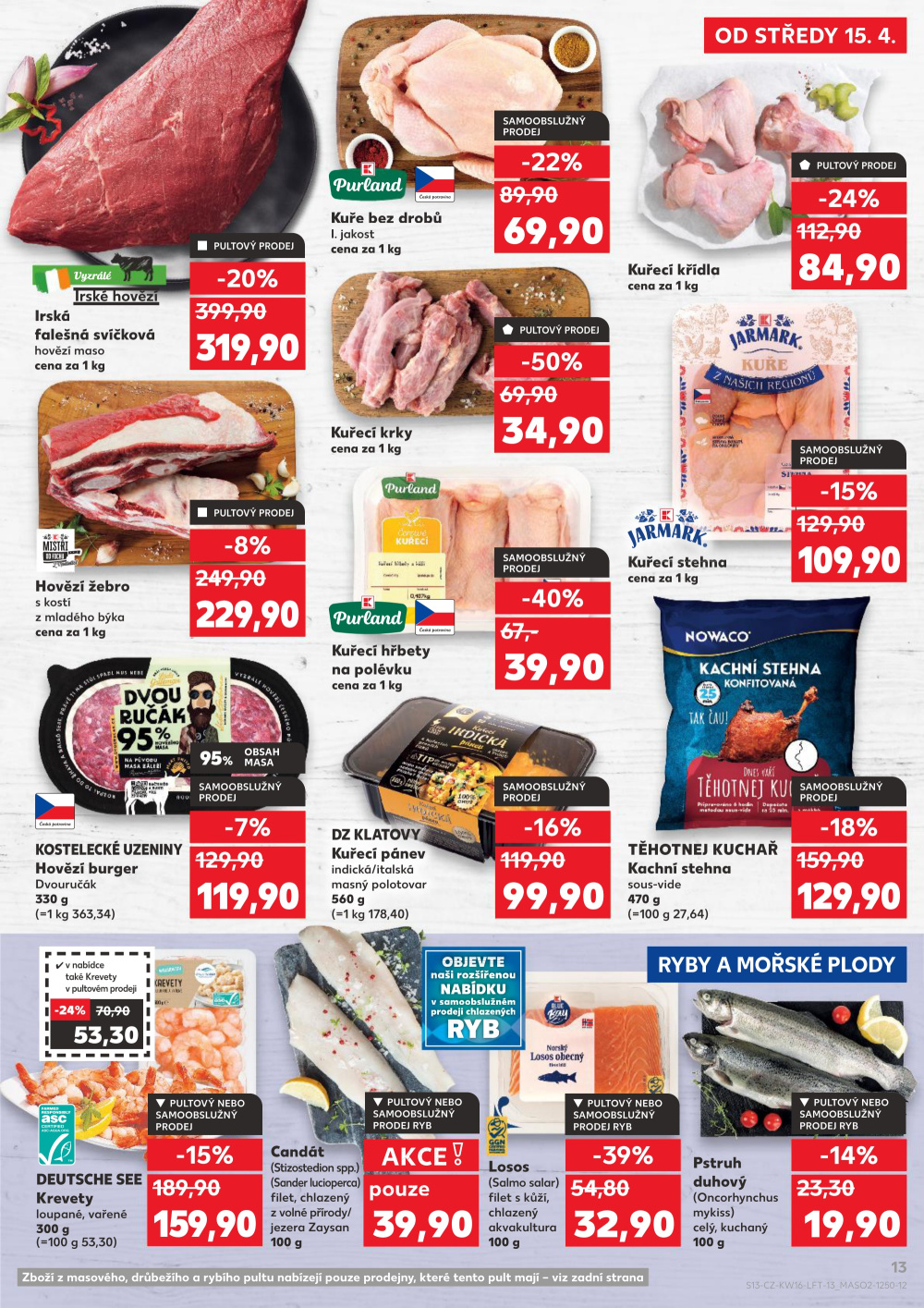 Leták Kaufland leták Velké Meziříčí - strana 13
