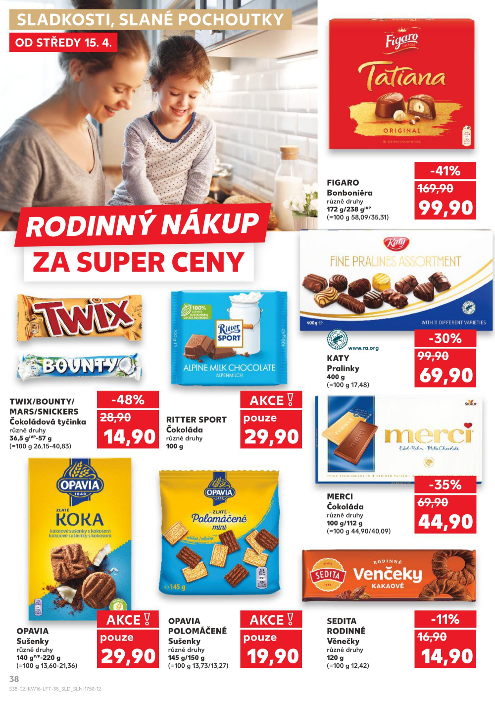 Leták Kaufland leták Velké Meziříčí - strana 38