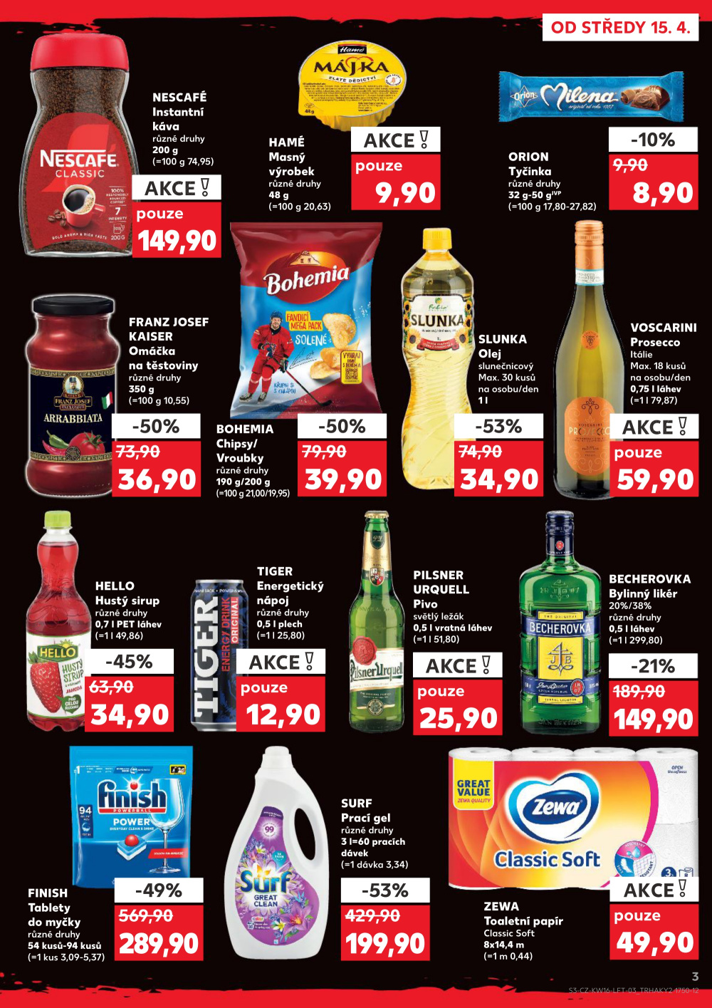 Leták Kaufland leták Velké Meziříčí - strana 3