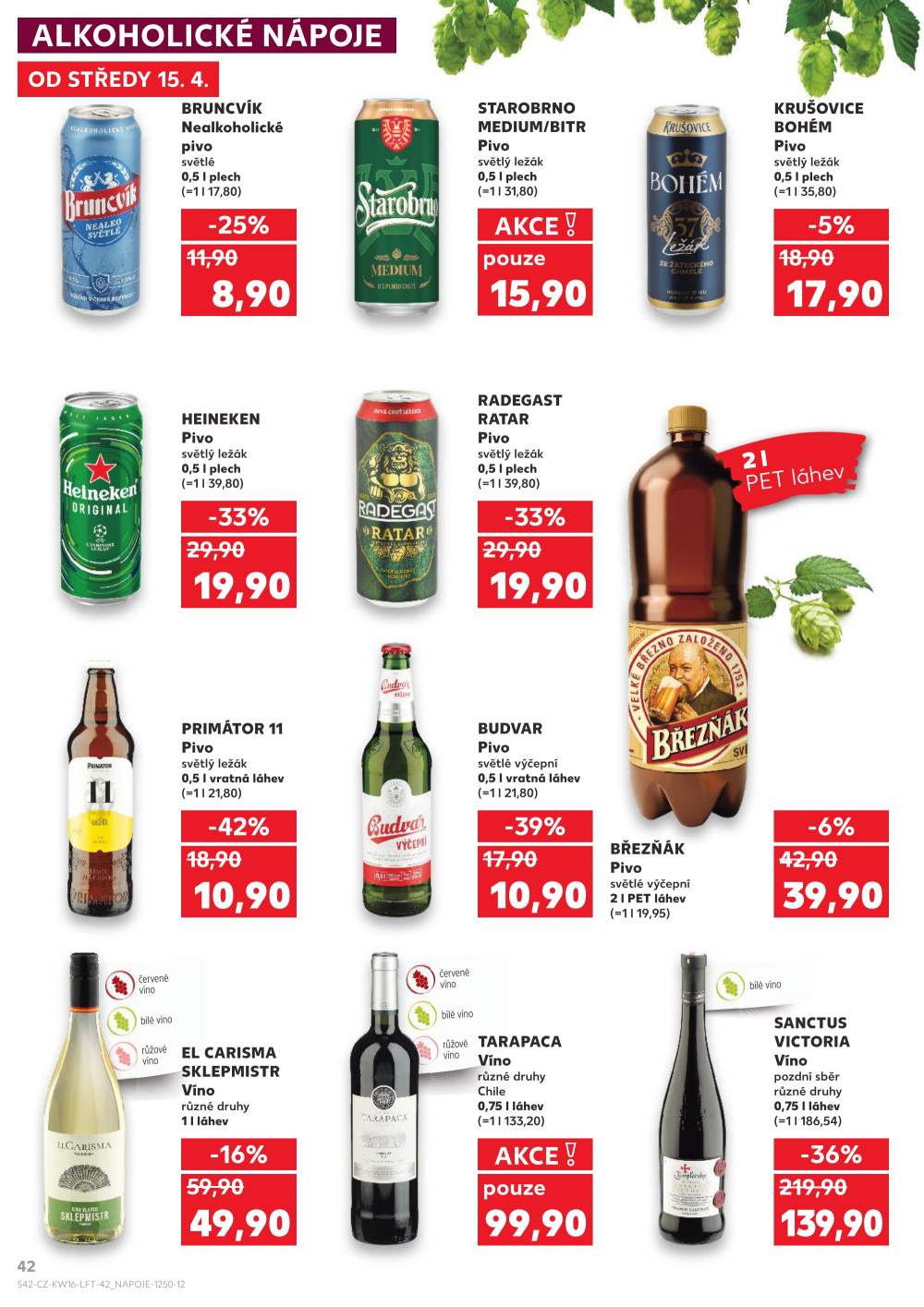Leták Kaufland leták Velké Meziříčí - strana 42