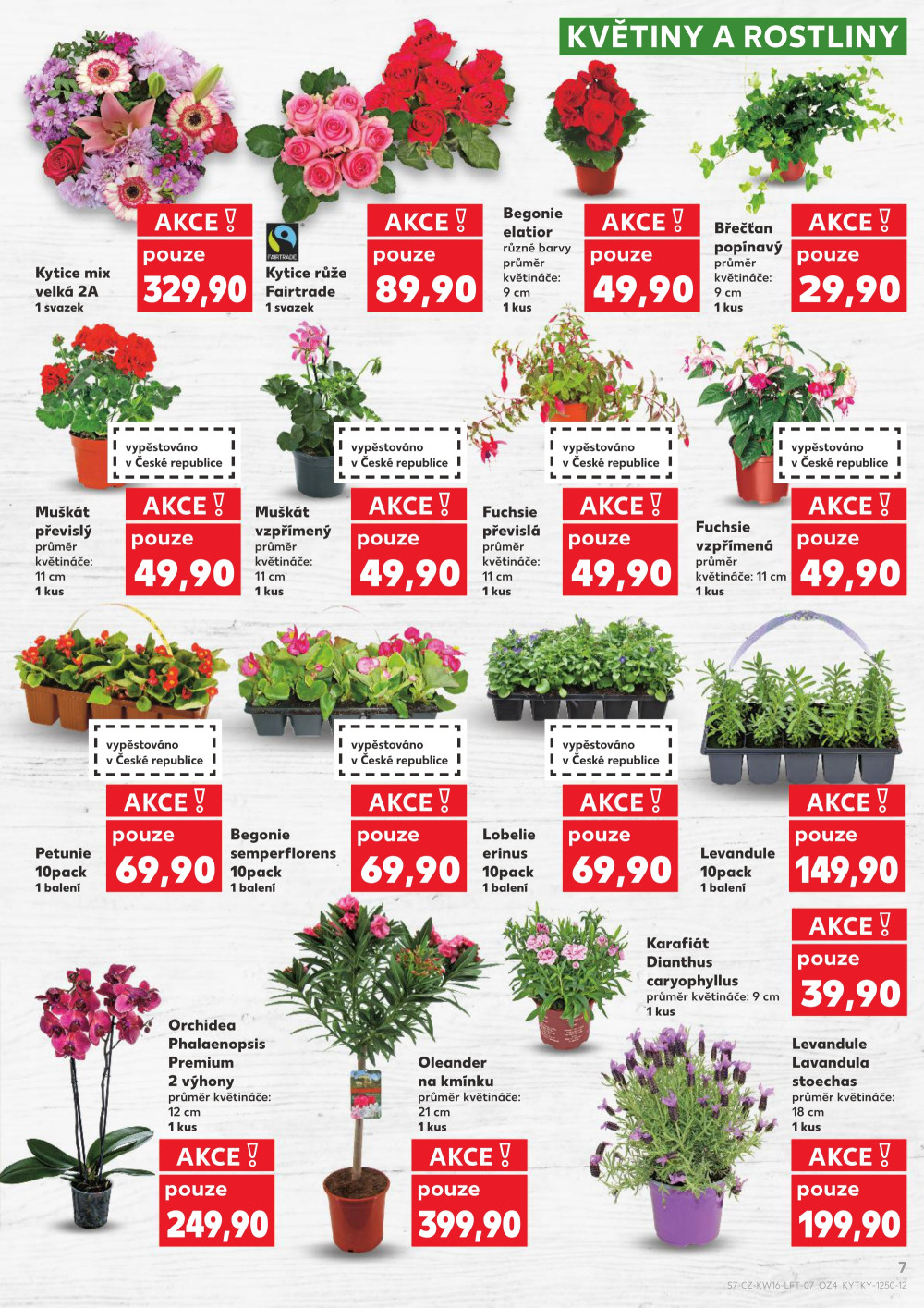 Leták Kaufland leták Praha 9 - Hloubětín - strana 7