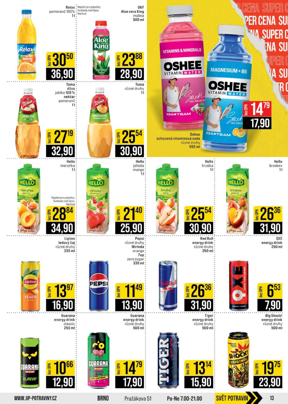 Leták JIP leták CC Cash & Carry - České Budějovice, Most, Náchod, Svoboda nad Úpou, Sušice - strana 13