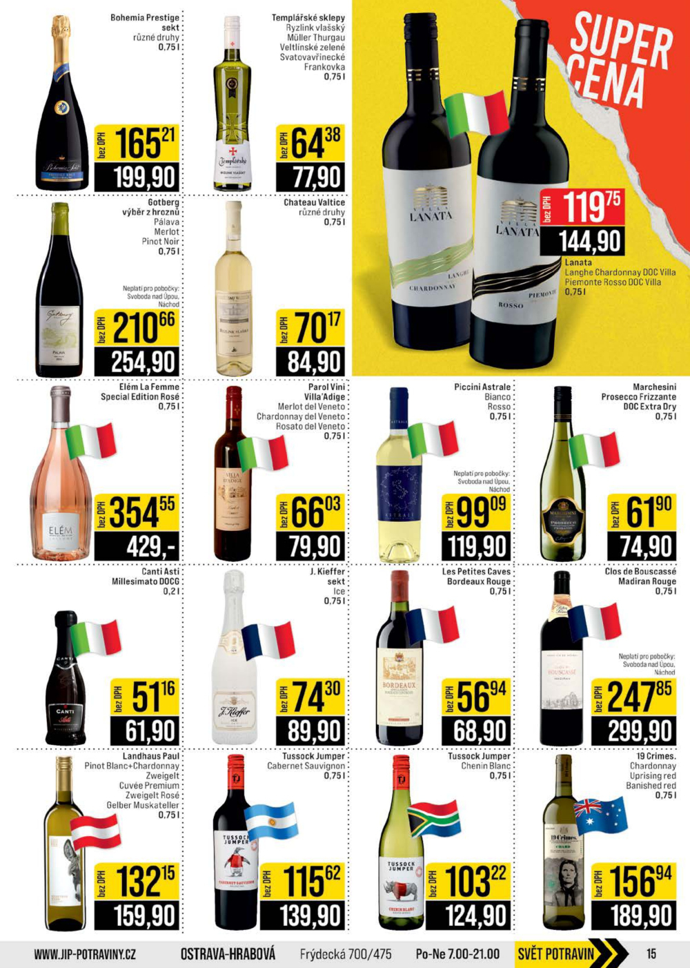 Leták JIP leták CC Cash & Carry - České Budějovice, Most, Náchod, Svoboda nad Úpou, Sušice - strana 15