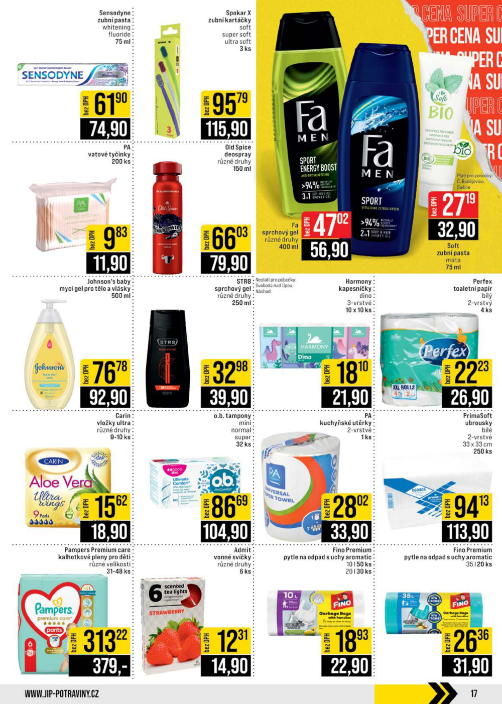 Leták JIP leták CC Cash & Carry - České Budějovice, Most, Náchod, Svoboda nad Úpou, Sušice - strana 17