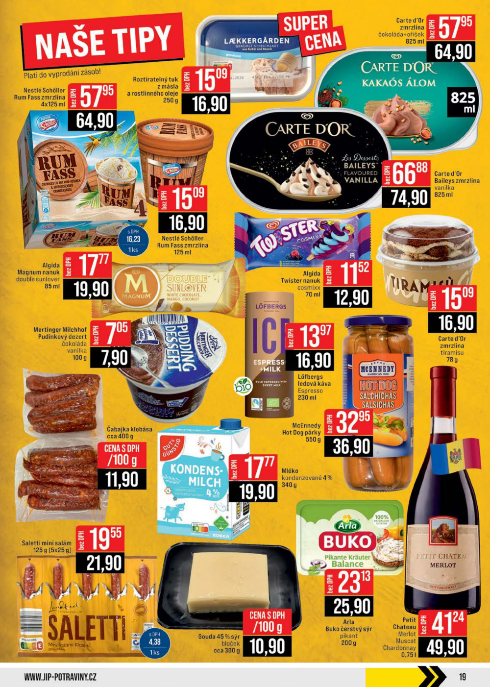 Leták JIP leták CC Cash & Carry - České Budějovice, Most, Náchod, Svoboda nad Úpou, Sušice - strana 19