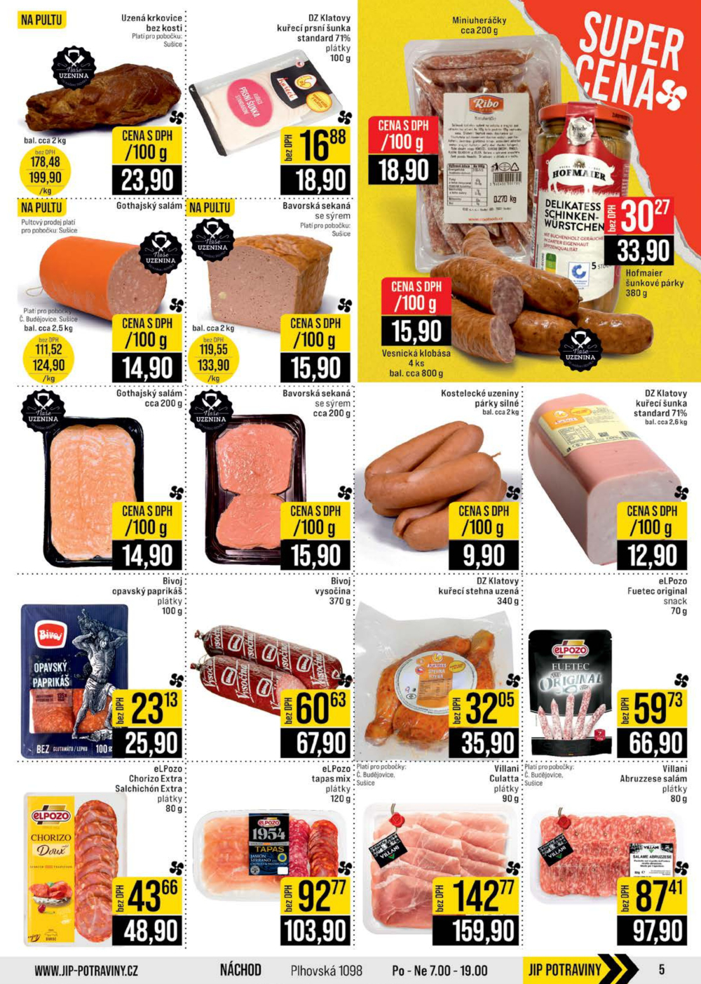Leták JIP leták CC Cash & Carry - České Budějovice, Most, Náchod, Svoboda nad Úpou, Sušice - strana 5