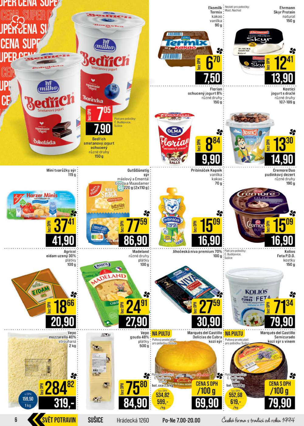 Leták JIP leták CC Cash & Carry - České Budějovice, Most, Náchod, Svoboda nad Úpou, Sušice - strana 6