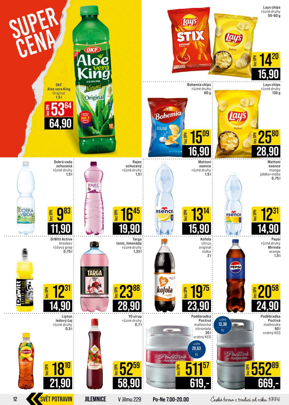 Leták JIP leták CC Cash & Carry - Brno, Ostrava, Praha, Polička, Olomouc, Karlovy Vary, Zlín, Jilemnice, Pardubice - strana 12