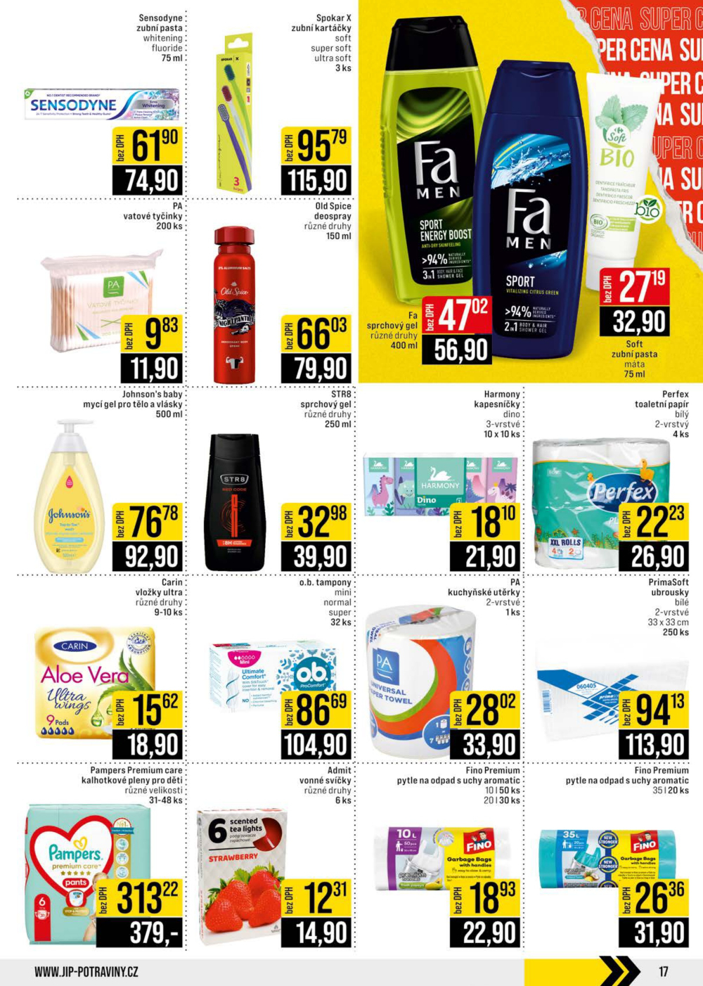 Leták JIP leták CC Cash & Carry - Brno, Ostrava, Praha, Polička, Olomouc, Karlovy Vary, Zlín, Jilemnice, Pardubice - strana 17