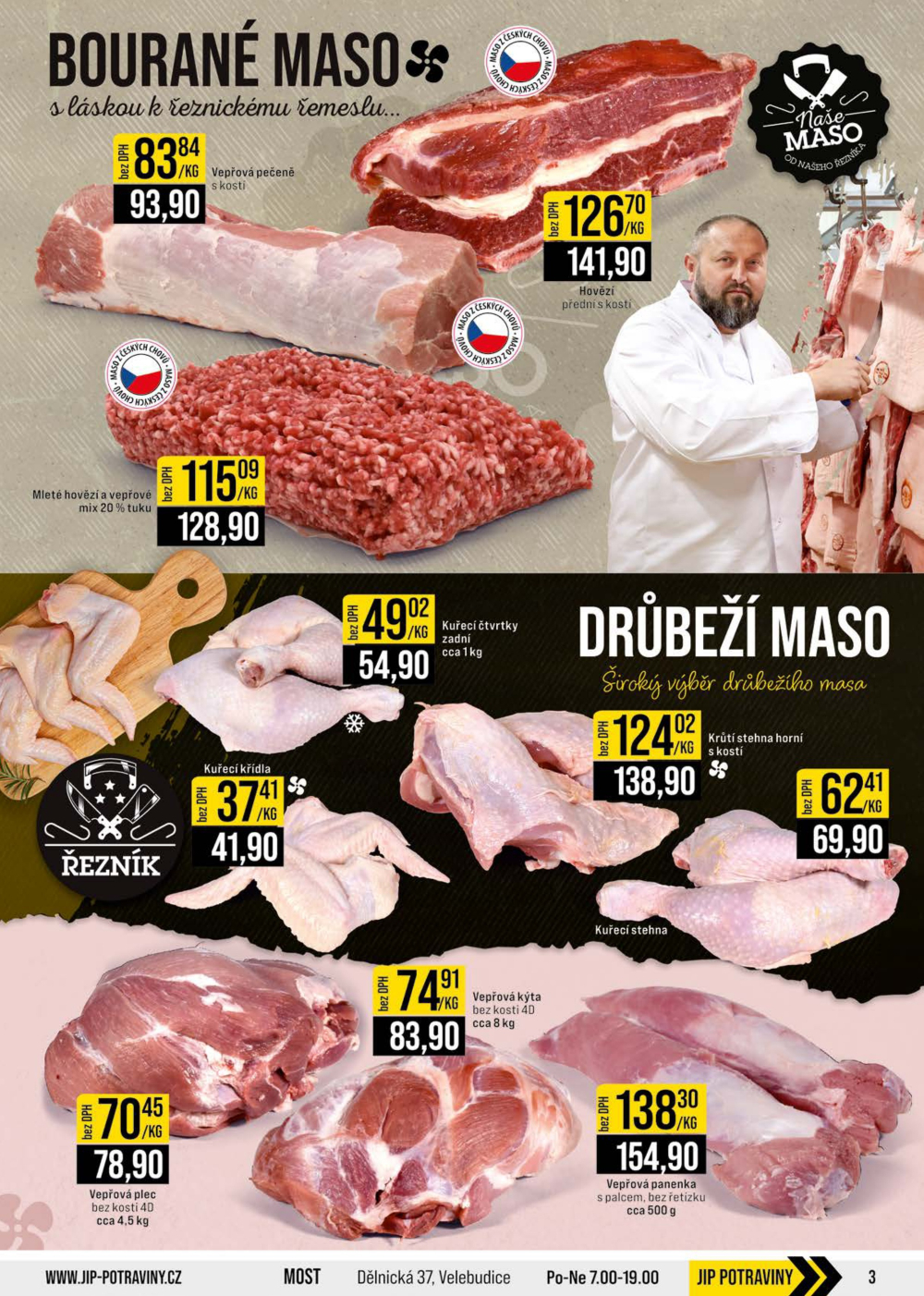 Leták JIP leták CC Cash & Carry - Brno, Ostrava, Praha, Polička, Olomouc, Karlovy Vary, Zlín, Jilemnice, Pardubice - strana 3