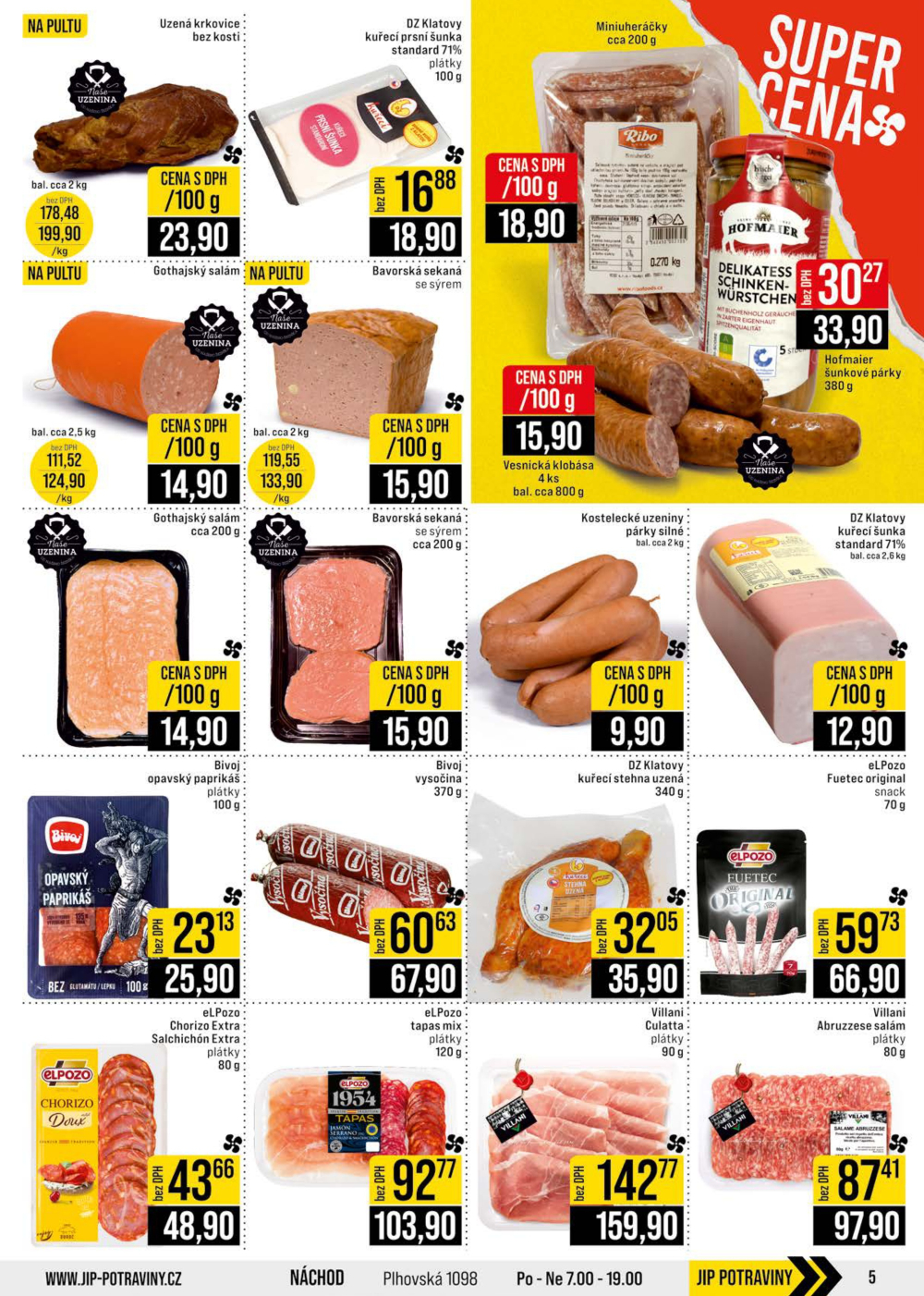 Leták JIP leták CC Cash & Carry - Brno, Ostrava, Praha, Polička, Olomouc, Karlovy Vary, Zlín, Jilemnice, Pardubice - strana 5
