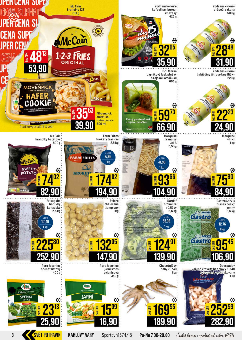 Leták JIP leták CC Cash & Carry - Brno, Ostrava, Praha, Polička, Olomouc, Karlovy Vary, Zlín, Jilemnice, Pardubice - strana 8