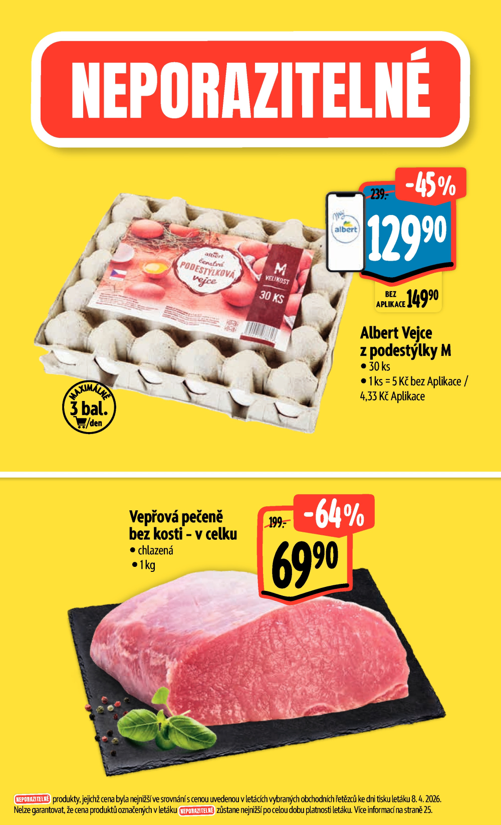 Leták Albert Hypermarket leták - Praha Galerie Harfa - strana 2